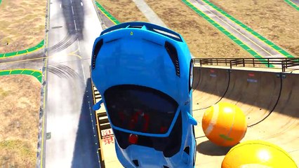 FERRARI SUPER CAR PARTY Epic Spiderman Cartoon for Kids with Nursery Rhymes Songs for Children