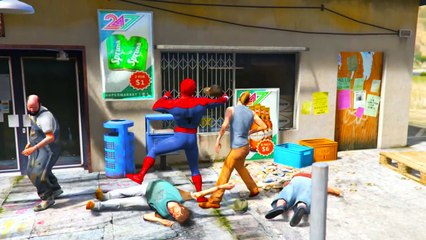 Spiderman saves Cow! Funny Cartoon Video for kids & Children with Songs