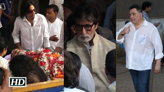 Last Rites of Vinod Khanna | Celebs bid adieu