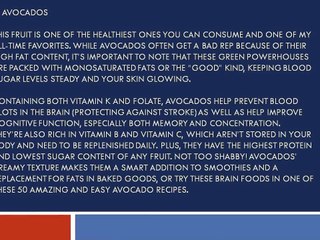 Brain Booster Food Items - A List By Harbor Chase of Sterling Heights