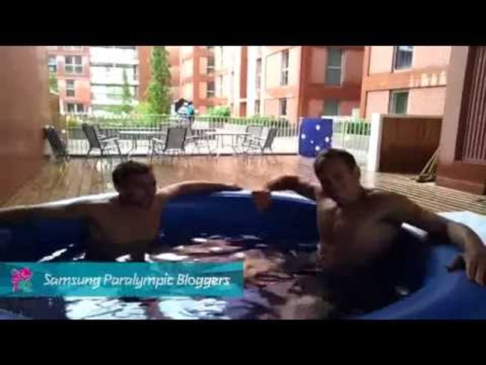 Evan O'Hanlon - Evan & Scott do recovery, Paralympics 2012