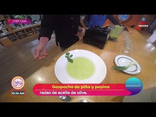 ¡Se antoja una sopa fresca! Prueba este gazpacho