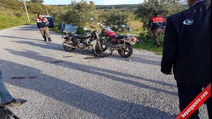 Aynı iş yerinde çalışan kardeşler motosikletle kafa kafaya çarpıştı: 1 ölü 1 yaralı