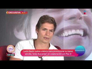 Carlos Baute está promocionando en México