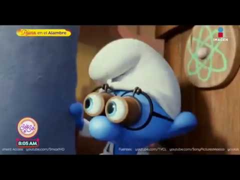 Alfombra azul de los pitufos, ¡conoce las voces!