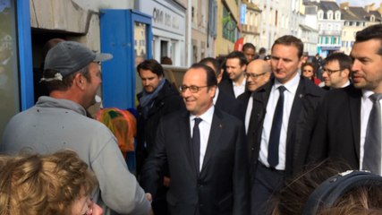 François Hollande à Belle-Ile