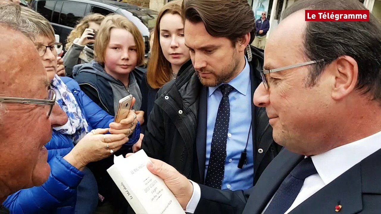 Guingamp. Bain de foule pour François Hollande
