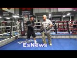 Boxing Champ Mikey Garcia Full Mitt Workout Amazing Power - EsNews Boxing