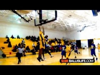 Chicago 8th grader poster dunk 3-point play by Ben Coupet Jr. (Beasley Elementary)!