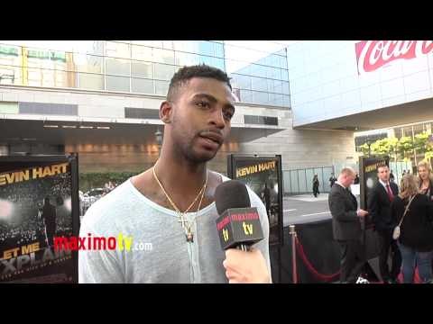 Dorell Wright Interview at KEVIN HART Let Me Explain Movie Premiere Red Carpet in Los Angeles