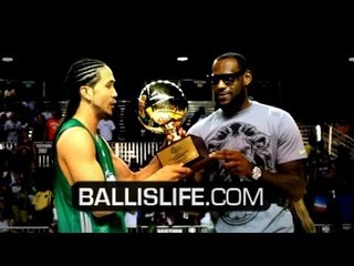 Kenny Dobbs Impresses LeBron James, Wins The Sprite Slam Dunk Showdown!!