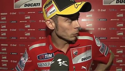 Rossi on Ducati debute ... Post race interview - Qatar 2011