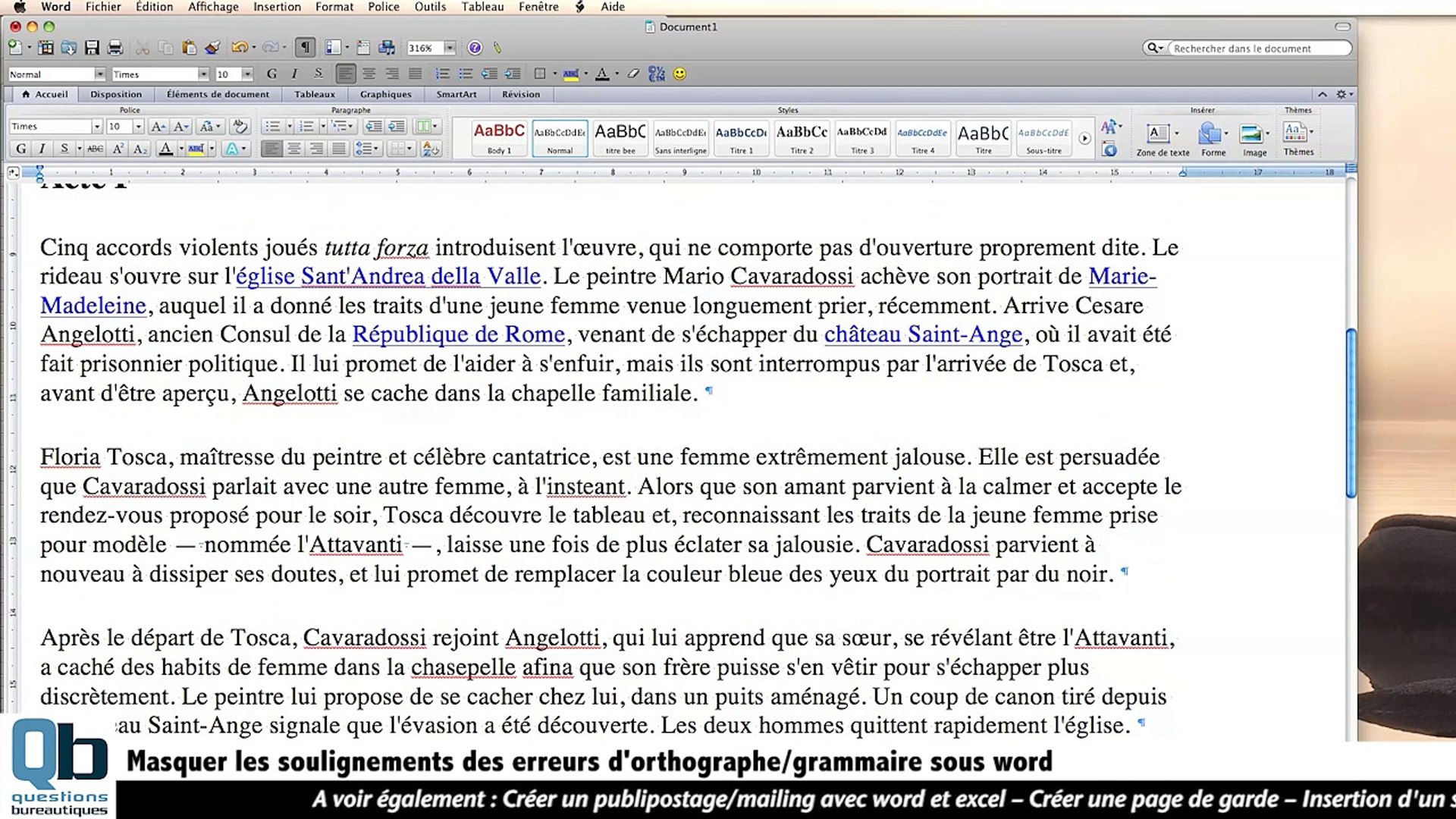 Comment Masquer Les Corrections D Orthographes Dans Word Video Dailymotion