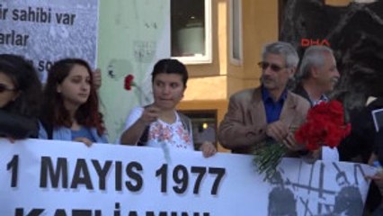 1 Mayıs 1977'de Hayatını Kaybedenler Kazancı Yokuşu'nda Anıldı
