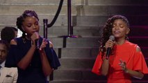 Chloe and Halle sing National Anthem at 2017 NFL Draft