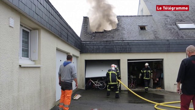 Quiberon (56). Incendie dans un pavillon à Kerné