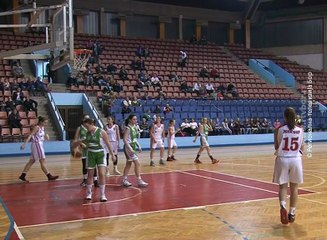 Košarkašice Bora proslavljaju plasman u Prvu ligu, 28. april 2017. (RTV Bor)