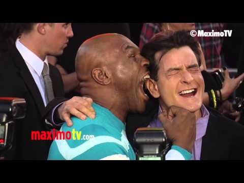 Mike Tyson Bites Charlie Sheen's Ear! at Scary Movie 5 Premiere Arrivals