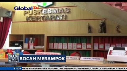 2 Bocah Dibawah Umur Nekat Bobol Puskesmas