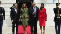 Argentine President's Wife Meets Trump Wearing Brand That's Suing Ivanka