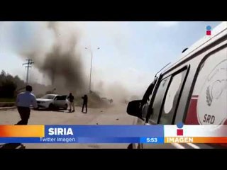 Bombardean a civiles en Siria