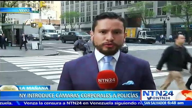 Policías de Nueva York contarán con cámaras corporales para que puedan grabar interacciones con ciudadanos