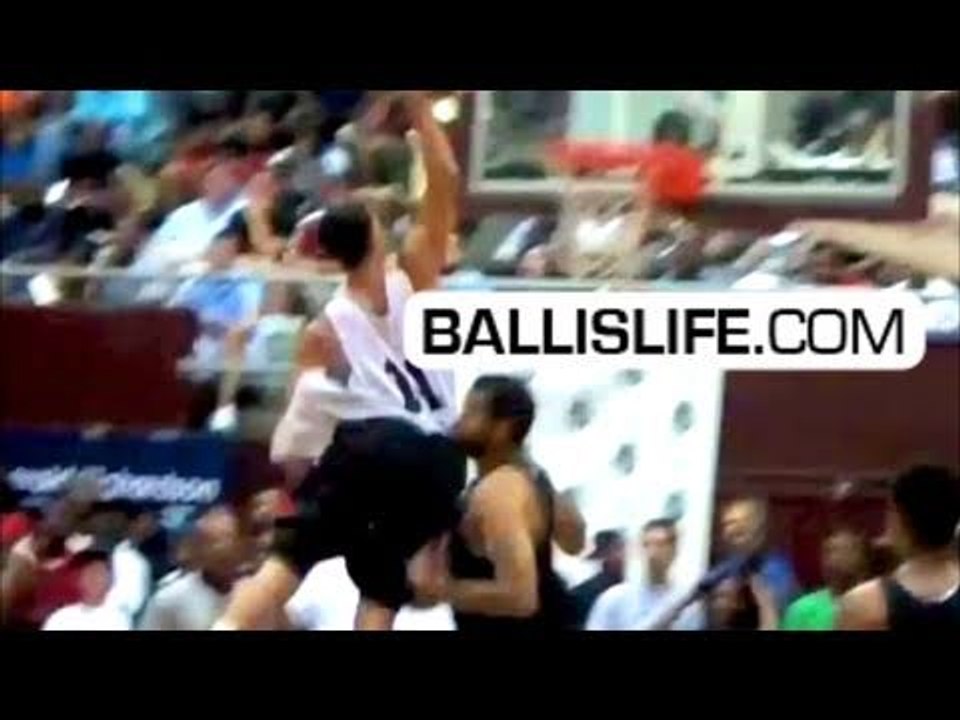 Austin Rivers Dunks On Rasheed Wallace? - Puts On A Show @ NC Pro am, 360, Reverse Windmill!!