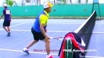 世界チャンピオン　パクキュチョルの基本ボレー（正面編）The Art of Soft Tennis :  Basic Volley PARK Kuecheol(KOR)