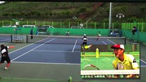 パクキュチョルのポーチボレー　アジア競技大会ソフトテニス七冠完全制覇の技術その2　　　新世代のヴィルトゥオーゾ