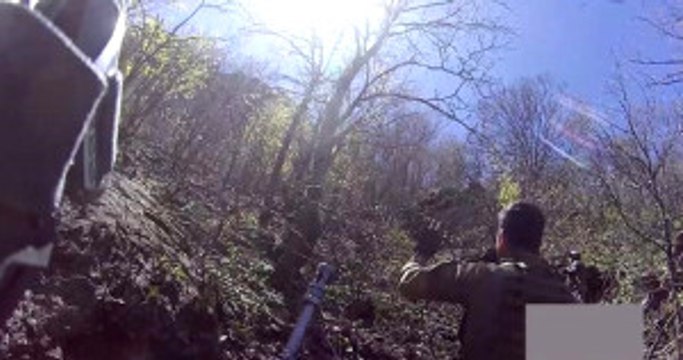Tunceli'de 4 PKK'lının Teslim Olma Anı Askerin Kask Kamerası Tarafından Kaydedildi