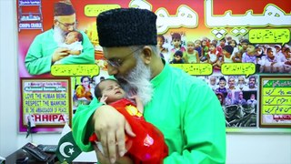 Ramzan Chhipa hands over an abandoned Baby to a childless couple she was found by Chhipa Jhoola