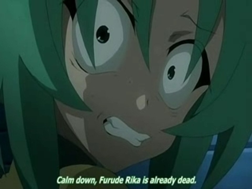 Higurashi Comedian 3 Mion/Shion looking stupid