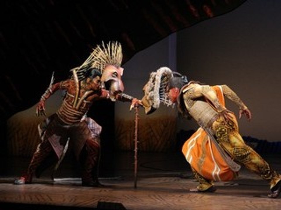 Extrait musical Le Roi Lion Mogador - Scar contre Mufasa