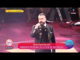 Alejandro Fernández celebró 25 años de carrera en Feria de San Marcos
