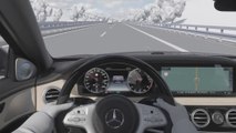 Le pilote de limitation de vitesse Mercedes ajuste la vitesse du véhicule