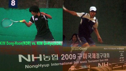 NH2009 Mens SIngles "KIM Dong-Hoon vs. KIM Gi-Hyo 4