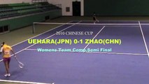 Womens Team Comp. JAPAN vs. CHINA,Singles UEHARA Eri vs. ZHAO Lei Game3