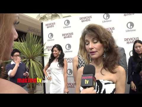 Susan Lucci Interview at Devious Maids Premiere Party ARRIVALS