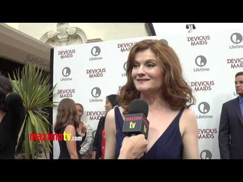 Rebecca Wisocky Interview at Devious Maids Premiere Party ARRIVALS