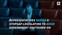 Congress passes stopgap bill to avoid government shutdown