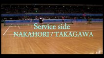 中堀・高川 vs. 篠原・小林  2    ソフトテニス    
