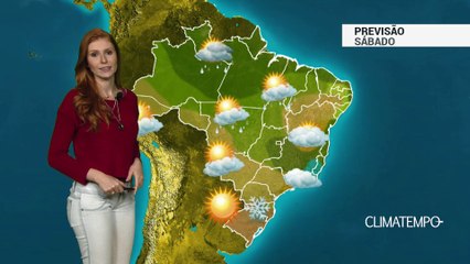 Previsão Brasil - Fim de semana frio no centro-sul