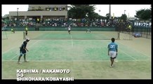 KASHIMA / NAKAMOTO vs. SHINOHARA / KOBAYASHI 5     soft-tennis ソフトテニス    