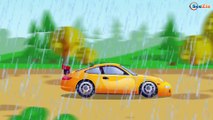 The Yellow Crane & Cars Friends at work - Cars & Trucks Cartoons for Children