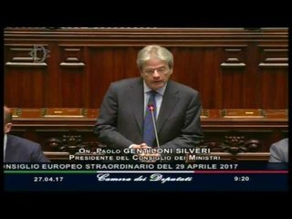 Скачать видео: Roma - Consiglio europeo, comunicazioni di Gentiloni alla Camera (27.04.17)