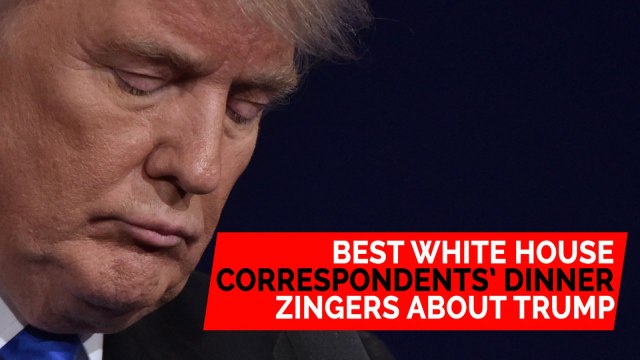 Best Donald Trump roasts from White House Correspondents' dinners