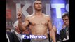 Anthony Joshua 250 pounds vs Wladimir Klitschko 240 ½  - who wins? EsNews Boxing
