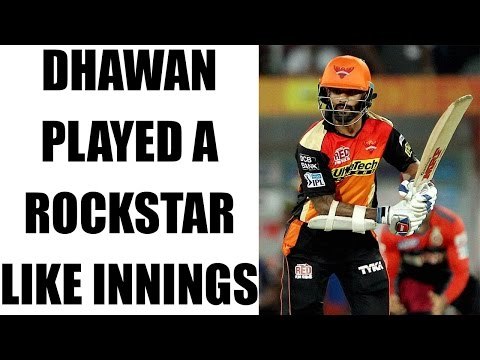 IPL 10 : Shikhar Dhawan scores superb 77, misses out from a century | Oneindia News