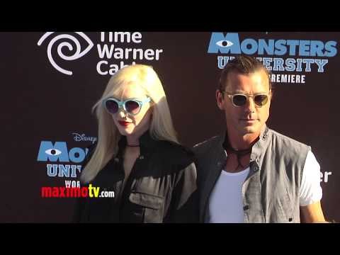 Gwen Stefani and Gavin Rossdale Monsters University World Premiere Blue Carpet Arrivals