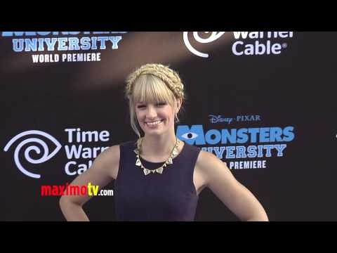 Beth Behrs Monsters University World Premiere Blue Carpet Arrivals